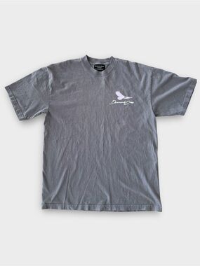 GUC Diamond Cross Ranch Gray Short Sleeve 100% Cotton Tee | Large